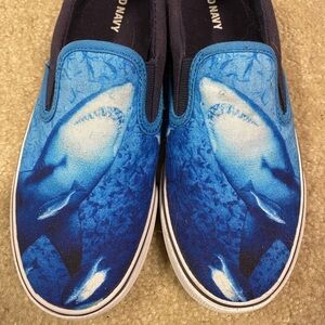3Y shark slip on sneakers